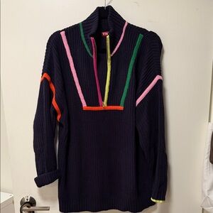 STAUD HAMPTON SWEATER NAVY MULTI
NAVY MULTI